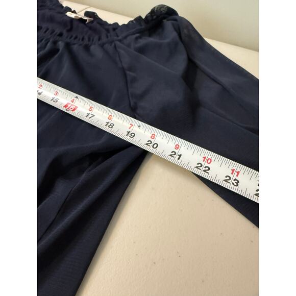 Ellane Rose Bohemian Embroidered Blouse with sheer Sleeves Size L - Picture 5 of 7